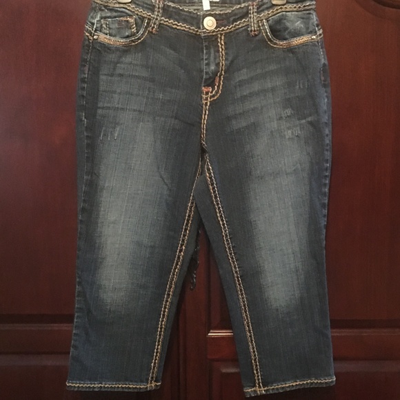 ZD Cropped Jeans with Stitching - Capri - Size 12 - Picture 2 of 8